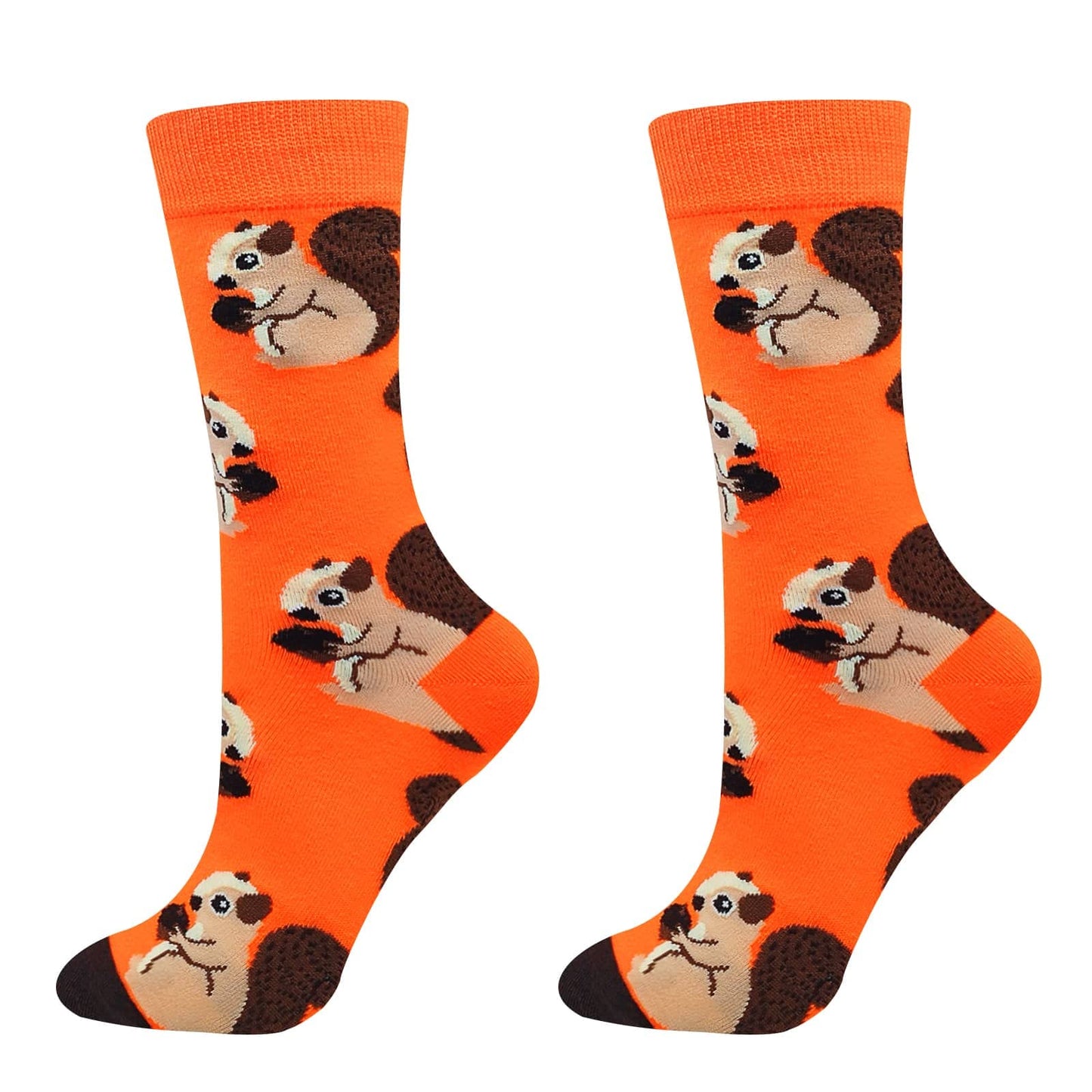 Funny Socks Women Fun Colorful Novelty Crazy Floral Patterned Sock Crew, Premium Cotton, Size 6-11, 12 Pairs US031205