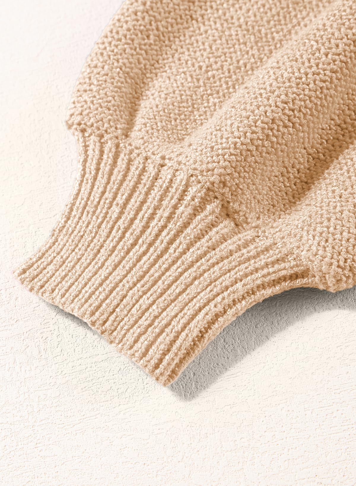 Womens Long Sleeve Knit Sweater Casual Solid Color Crew Neck Fall Sweaters for Women Trendy 2025 Outfits Chocolate Brown Fall Clothes Clothing Winter Oversized Pullover Top Jumper Medium