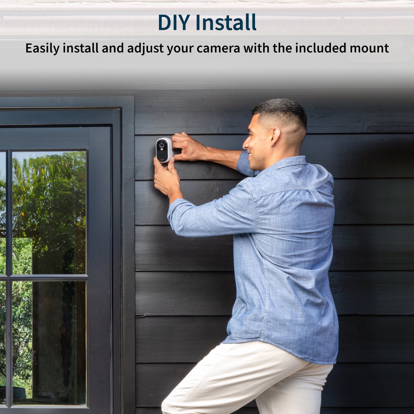 Essential Outdoor Camera HD (2nd Gen) - Wireless 1080p Security Surveillance Camera - 1-Cam - White, VMC2050-1WMNAS