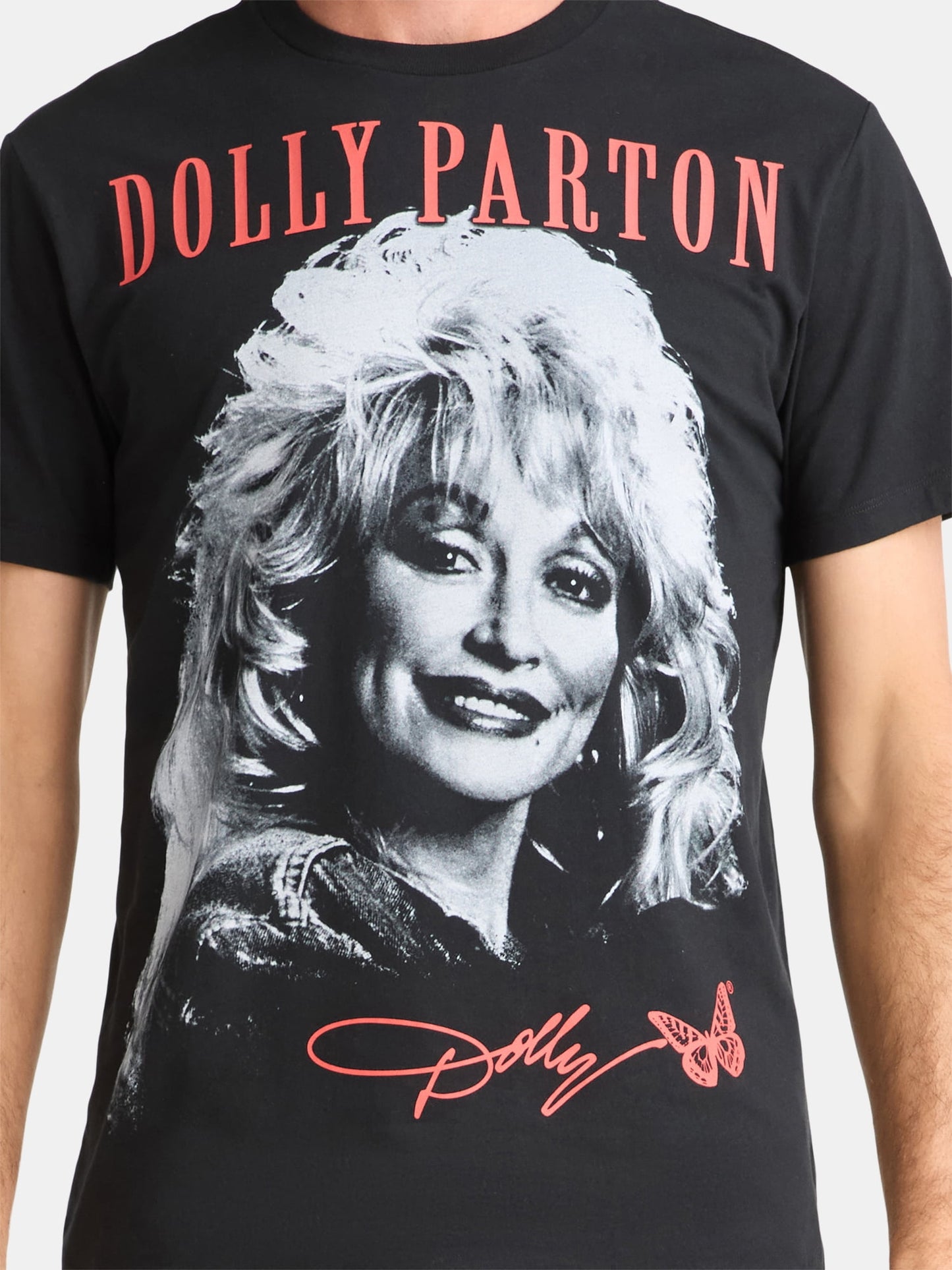 Dolly Parton Men's & Big Men's Graphic Tee, Size S-3XL