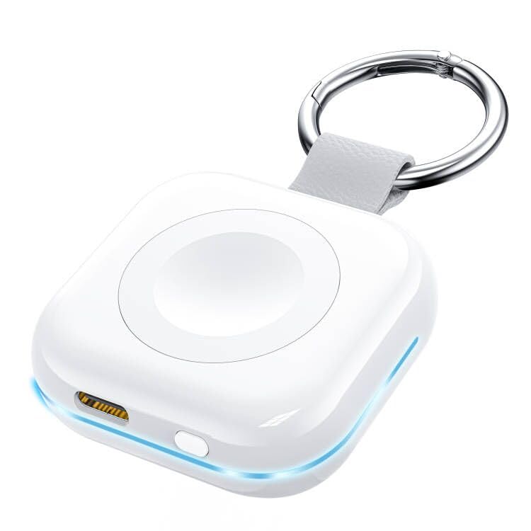 Portable Charger for Apple Watch,Wireless Magnetic iWatch Charger 1200mAh Power Bank Travel Keychain Accessories Smart Chargers for Apple Watch Series 11/10/9/8/7/6/SE/5/4/3/2/1/UItra/UItra 2