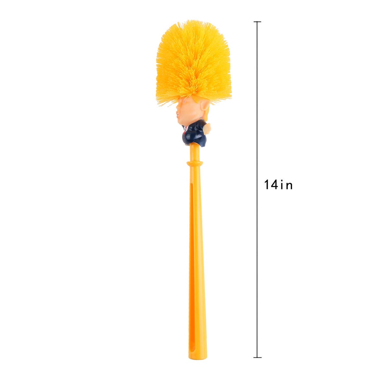 Trump Toilet Brush, Original Trump Toilet Brush Cleaner, Funny Toilet Scubber,Make Toilet Great Again, Commander in Crap (Trump Toilet Brush)