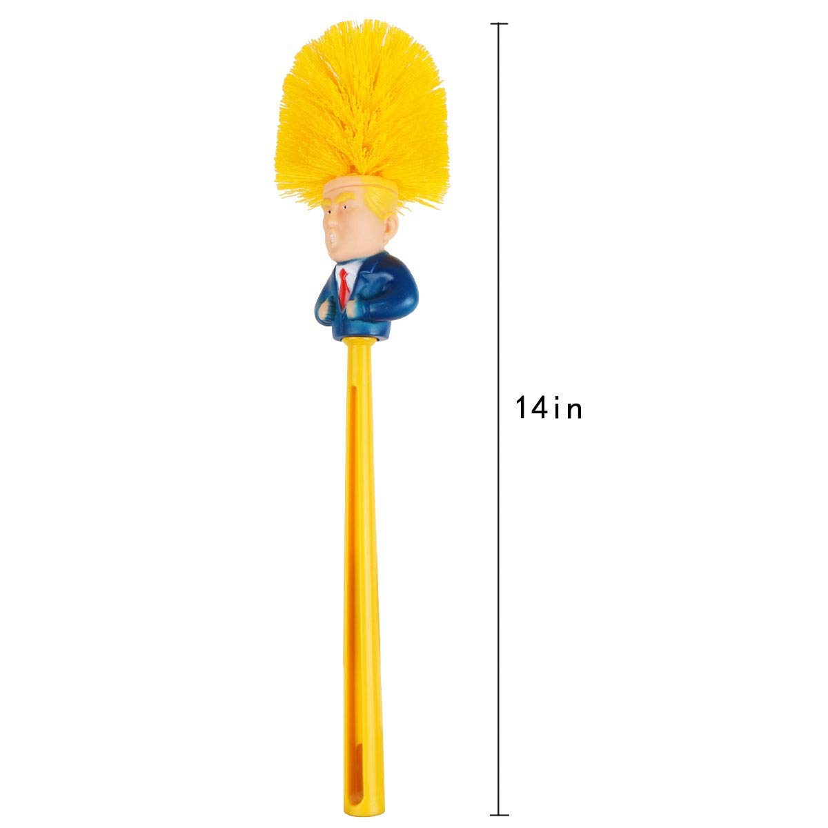 Trump Toilet Brush, Original Trump Toilet Brush Cleaner, Funny Toilet Scubber,Make Toilet Great Again, Commander in Crap (Trump Toilet Brush)