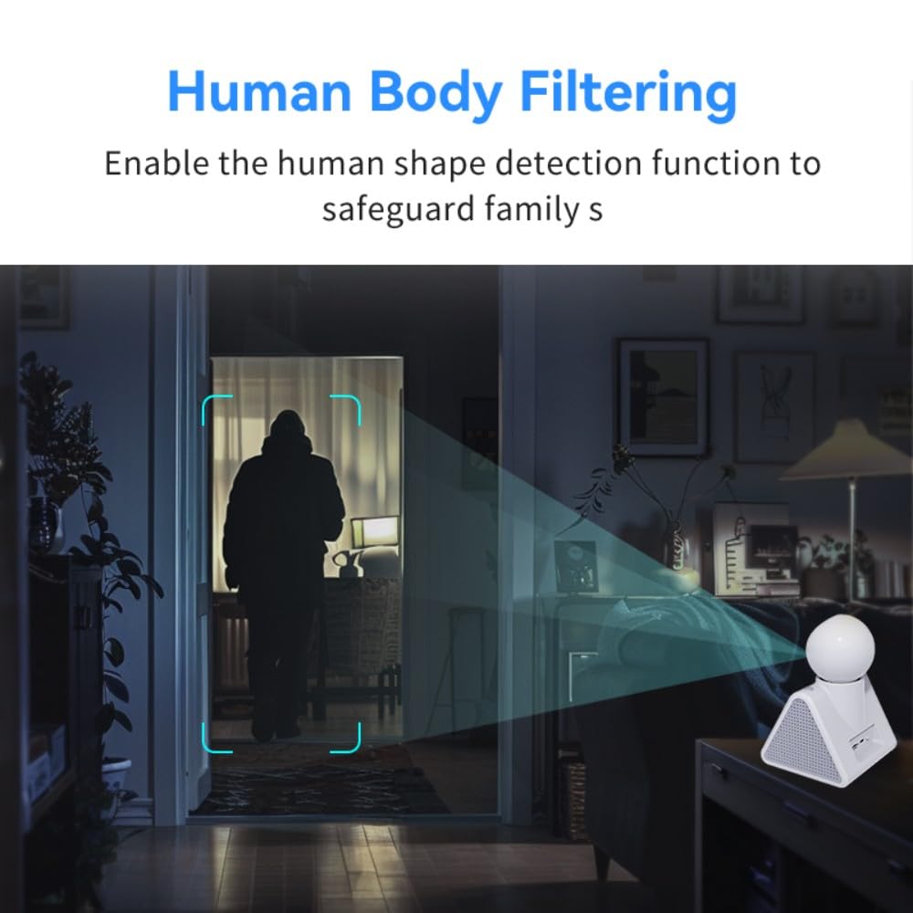 Indoor Home Security Camera,Pet Dog Camera,Two Way Video Camera with 4.3inch Big Screen,Nanny cam, Monitor for Baby/Elder/Nanny/Dog/pet with Phone App Dome Camera(Button Calling Version)