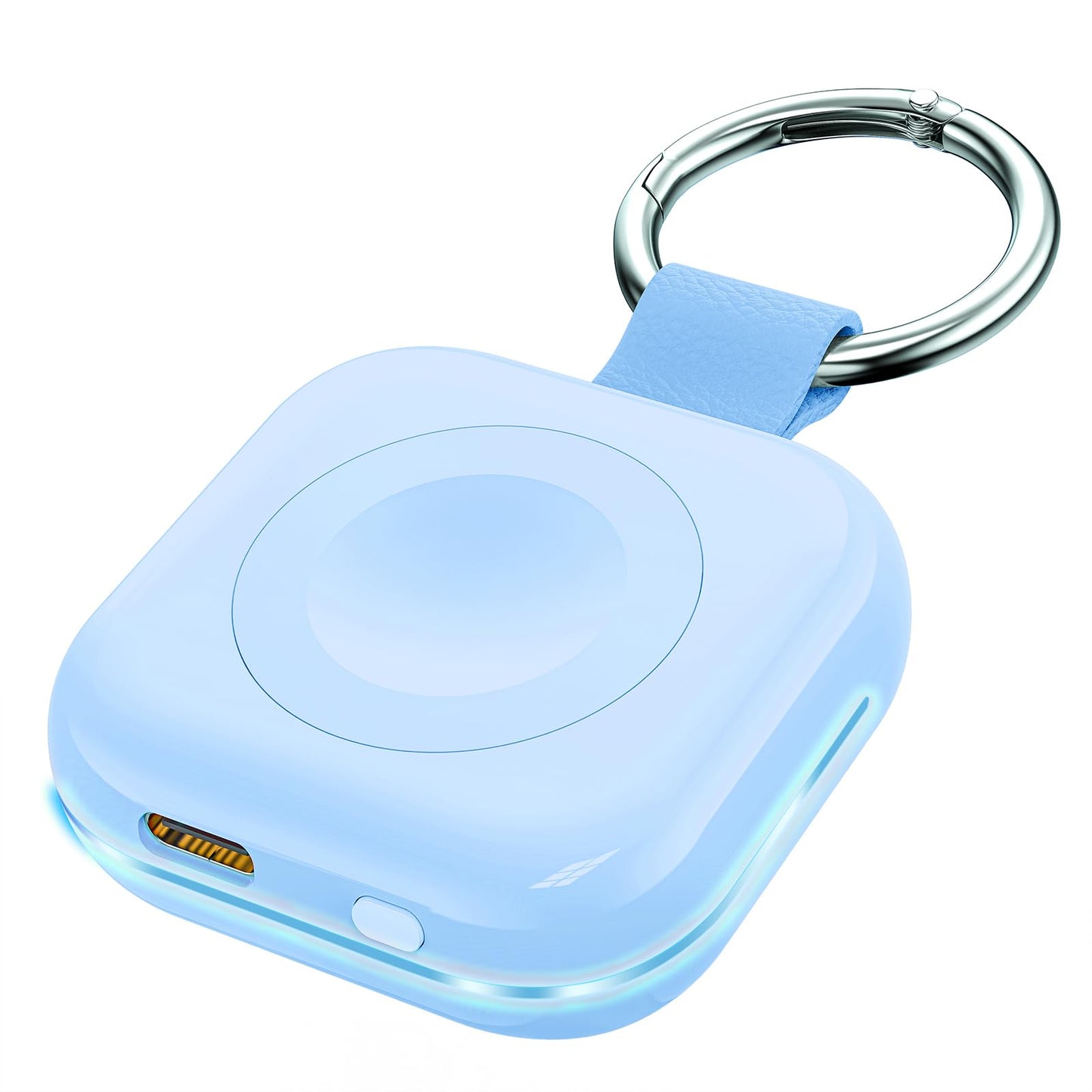 Portable Charger for Apple Watch,Wireless Magnetic iWatch Charger 1200mAh Power Bank Travel Keychain Accessories Smart Chargers for Apple Watch Series 11/10/9/8/7/6/SE/5/4/3/2/1/UItra/UItra 2