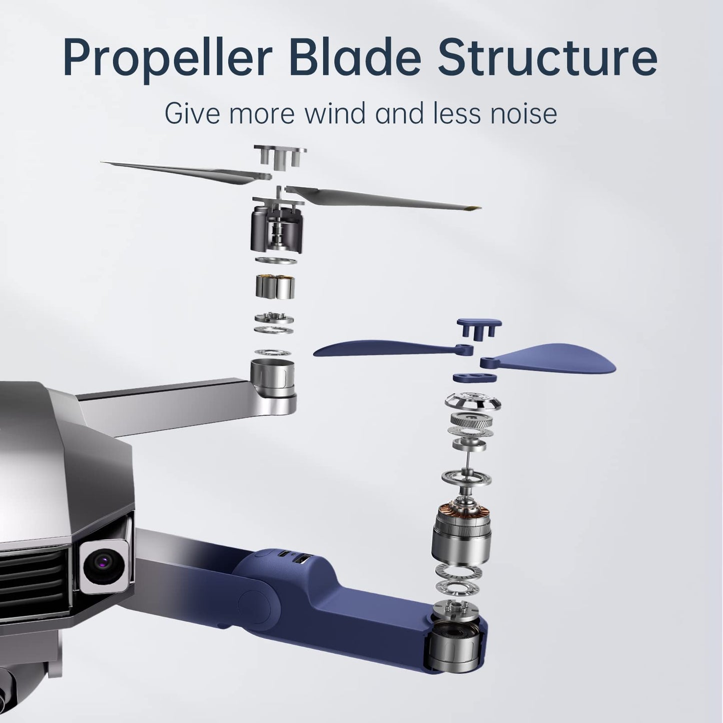 Portable Handheld Fan, Mini 3 In 1 with Rechargeable Battery, Personal Pocket Fan for Travel, Outdoor, USB Power Bank, Flashlight, Essential Ideal Gifts for Men/Women/Family/Friends - Blue