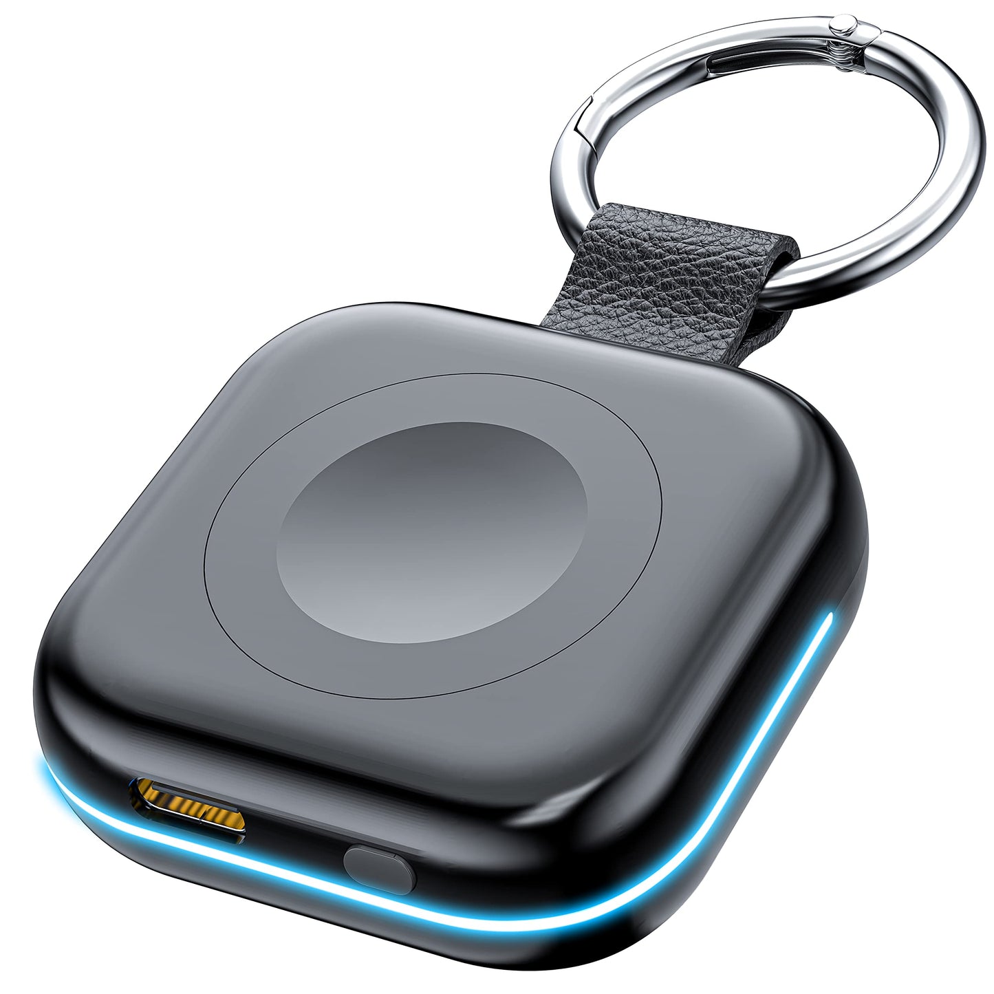 Portable Charger for Apple Watch,Wireless Magnetic iWatch Charger 1200mAh Power Bank Travel Keychain Accessories Smart Chargers for Apple Watch Series 11/10/9/8/7/6/SE/5/4/3/2/1/UItra/UItra 2