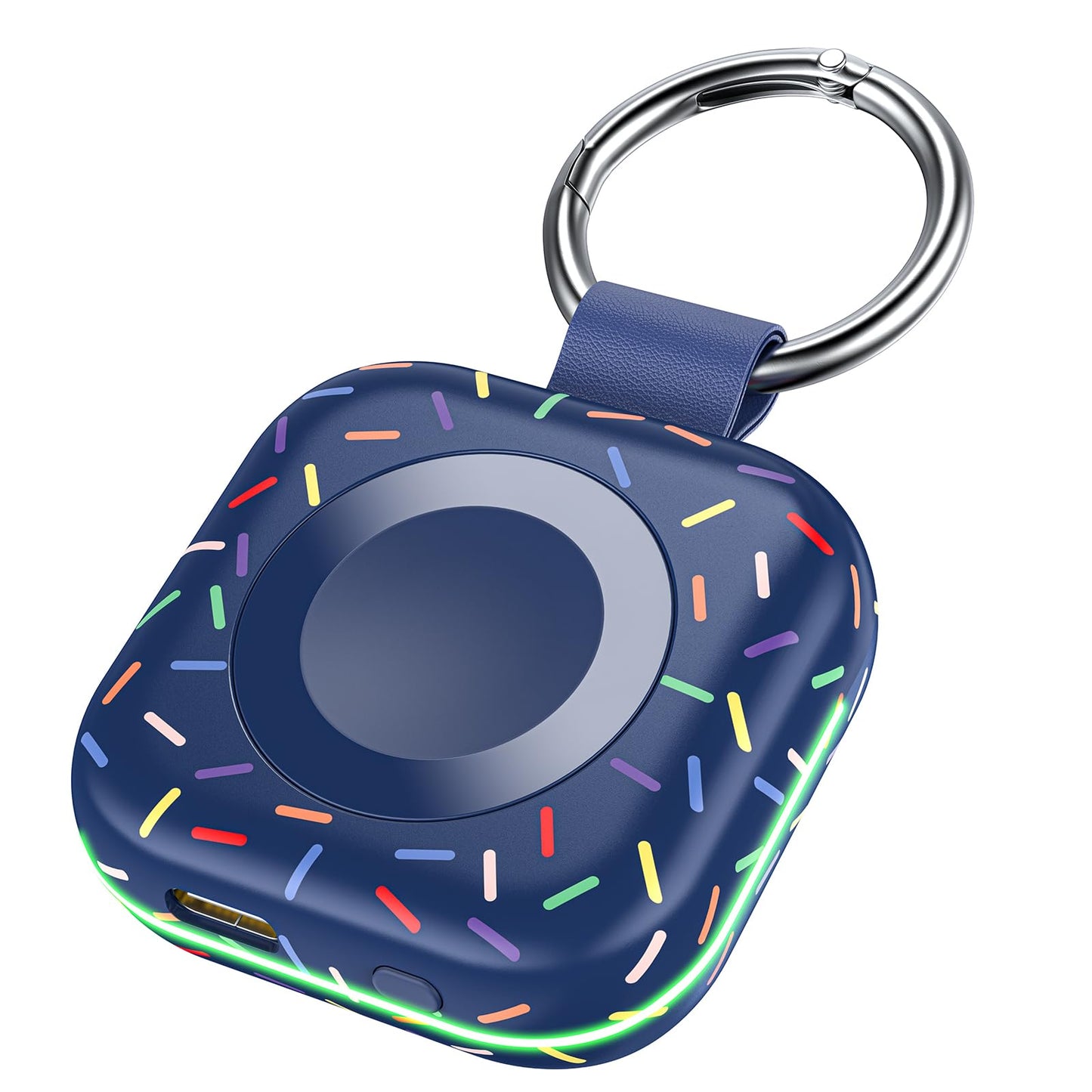 Portable Charger for Apple Watch,Wireless Magnetic iWatch Charger 1200mAh Power Bank Travel Keychain Accessories Smart Chargers for Apple Watch Series 11/10/9/8/7/6/SE/5/4/3/2/1/UItra/UItra 2