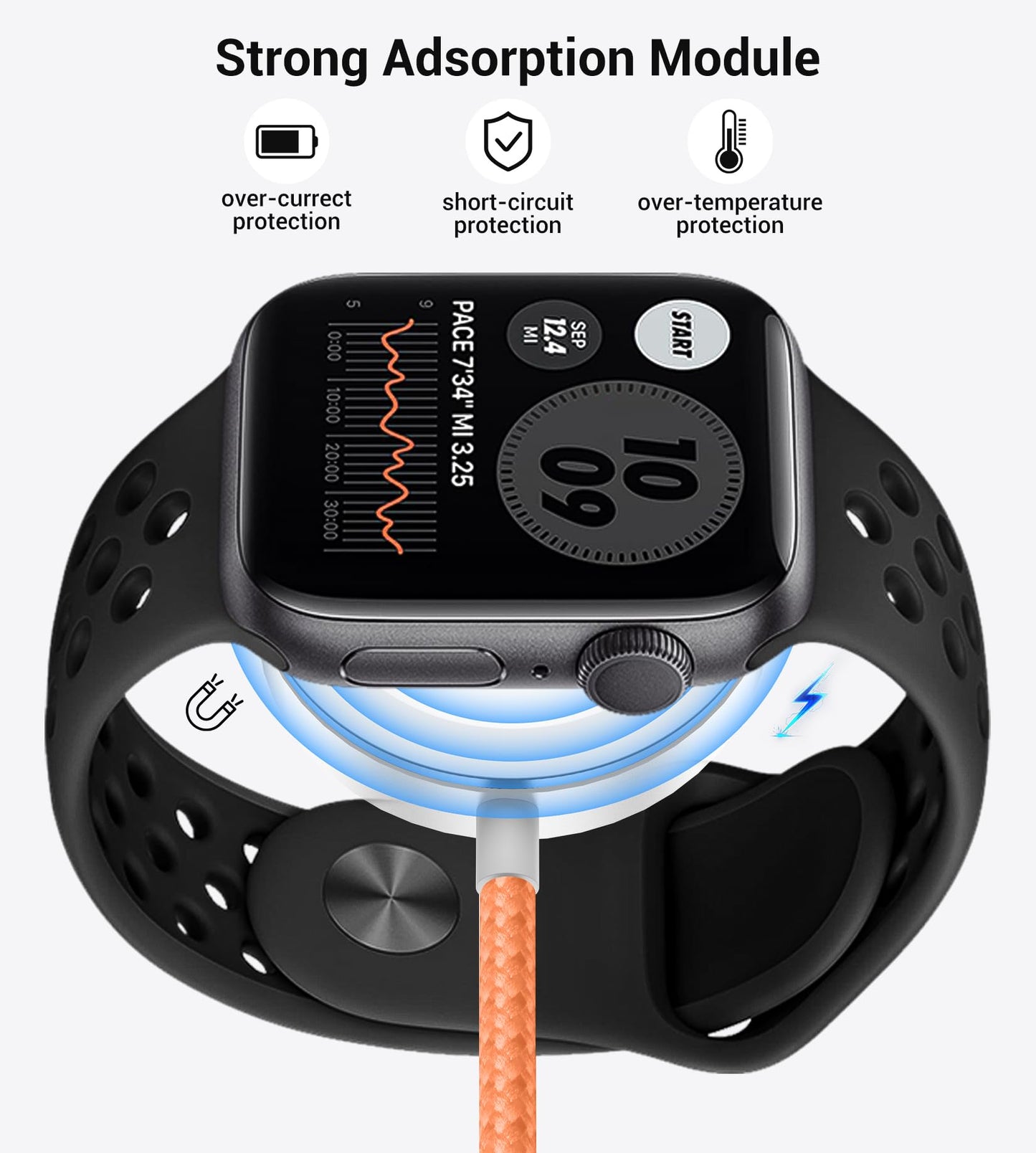 Travel Essentials,3 in 2 USB C Cable for Apple Watch Charger/iPhone 17 Charger/Lightning,Multi Charging Cable Cord,Vacation Camping Essentials,Portable Designed for iWatch &iPhone 16-12-4FT