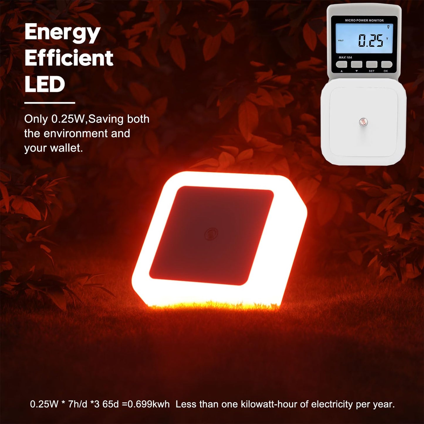 Night Light, Night Lights Plug into Wall 8-Pack, Plug in Night Light, Dusk to Dawn Nightlight Led Night Lights for Bedroom, Bathroom, Hallway Warm White