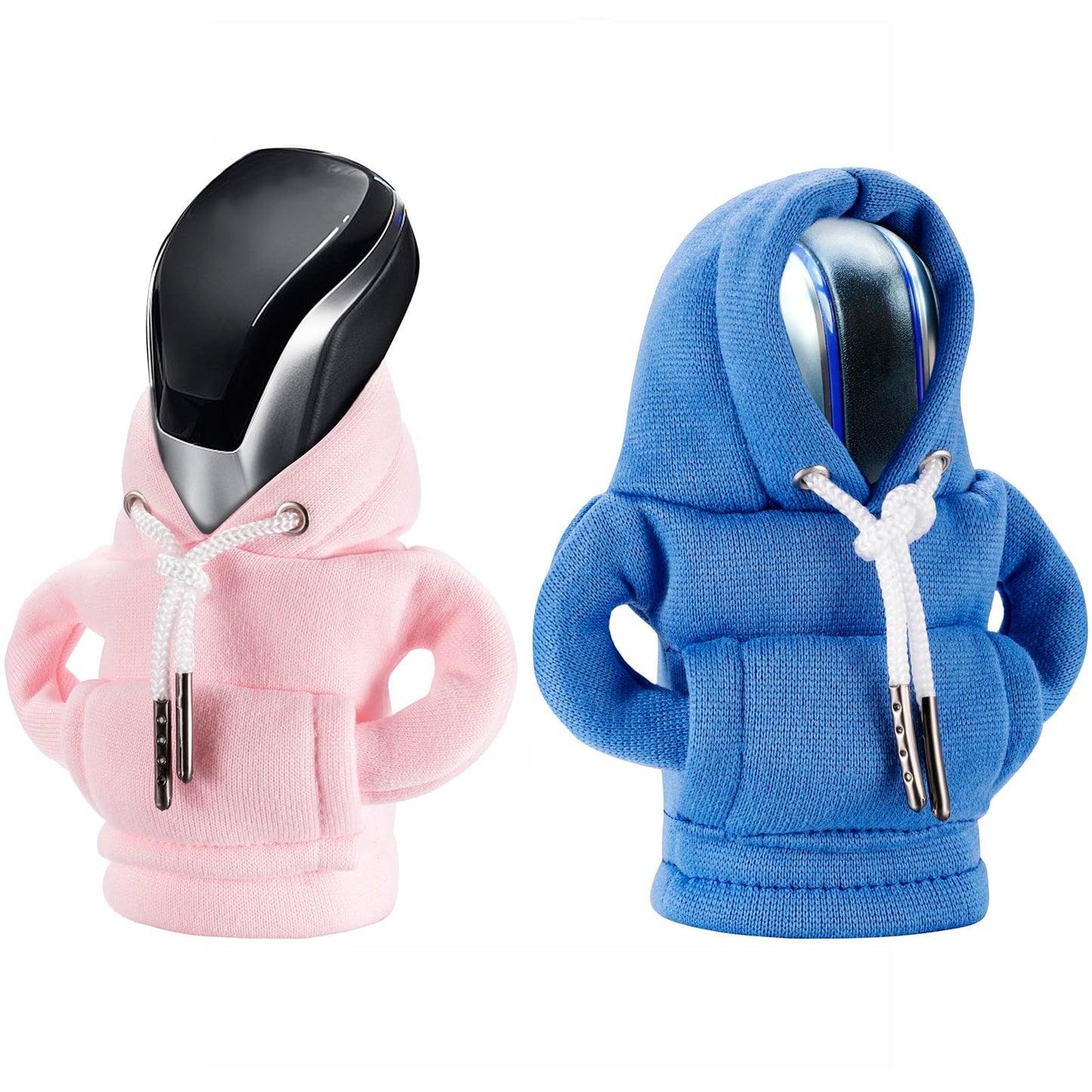 Gear Shift Hoodie Cover, Universal Car Shift Knob Hoodie, Mini Hoodie for Car Shifter, Automotive Interior Cute Gadgets Car Accessories and Decorations