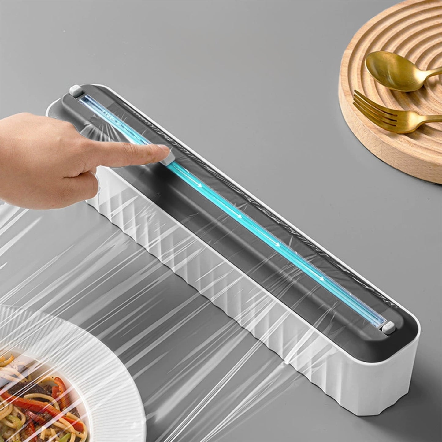 Magnetic Cutter Home Refrigerator Kitchen No Tear Cutter Plastic Wrap Cutter Special With Cutter
